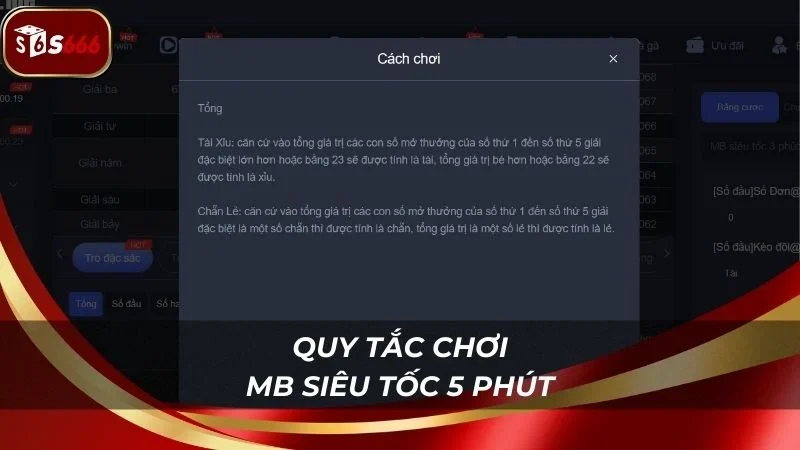 Quy tắc chơi siêu đơn giản không khai rõ ràng